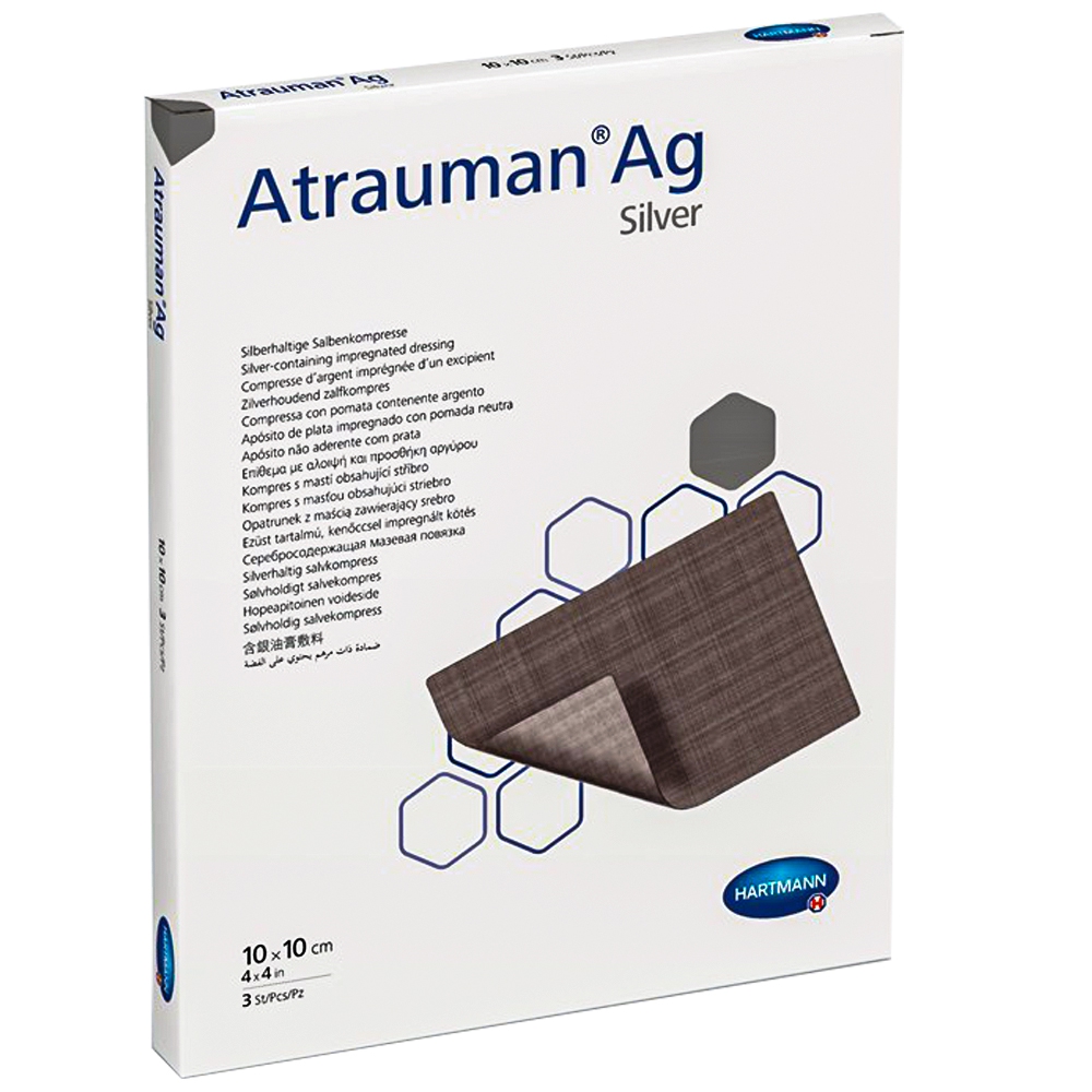 Hartmann Atrauman Ag 10 X 10 Cm Gümüş içerikli Yara Bakım Örtüsü (10 Adet)