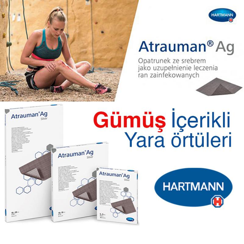 Atrauman Ag 10 X 20 Cm Gümüş içerikli Yara Bakım Örtüsü (10 Adet) 