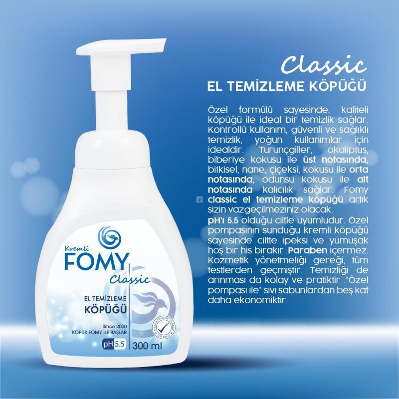 Fomy%20Standart%20Köpük%20Sabun%201800ml%20adet%20+300ml,%20Ph:%205.5,%20dermatolojik%20raporlu,%20Kremli