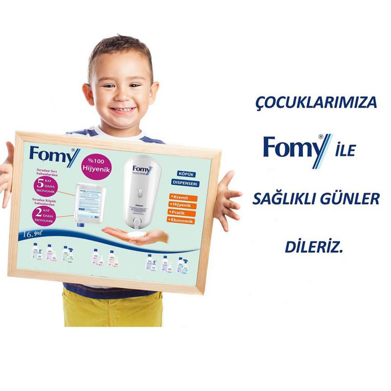 Classic Köpük Sabun 1000ml 9ad +1 adet siyah dispenser, TSE belgeli, Dermatolojik raporlu