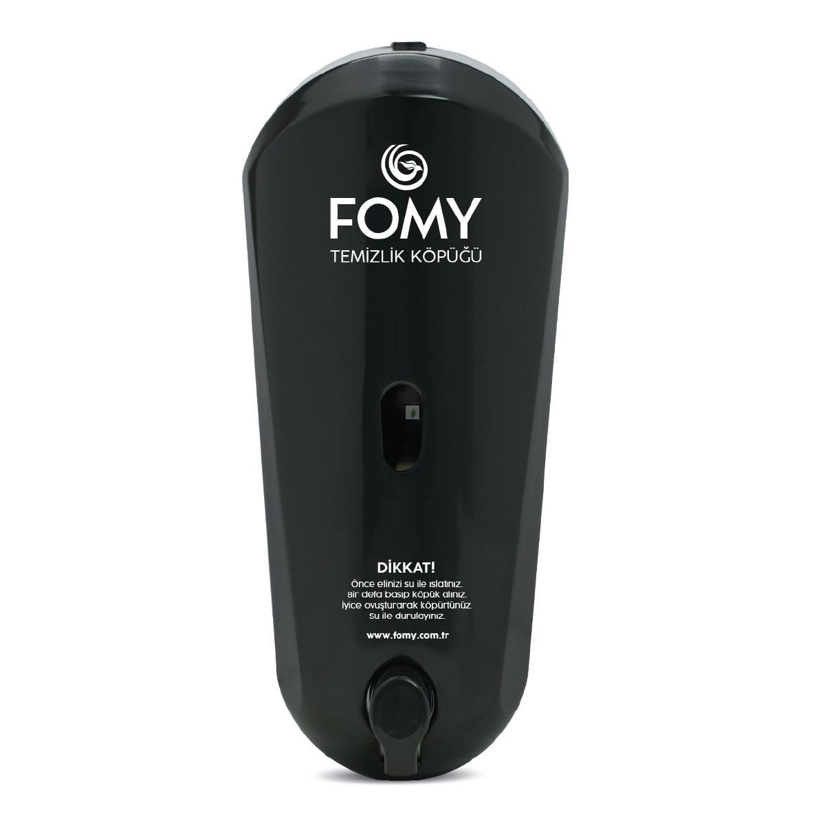 Köpük Sabun, Dispenser, siyah, 1000ml kartuş, köpük sabun, uyumlu, PVC, dayanıklı, kırılmaz,  