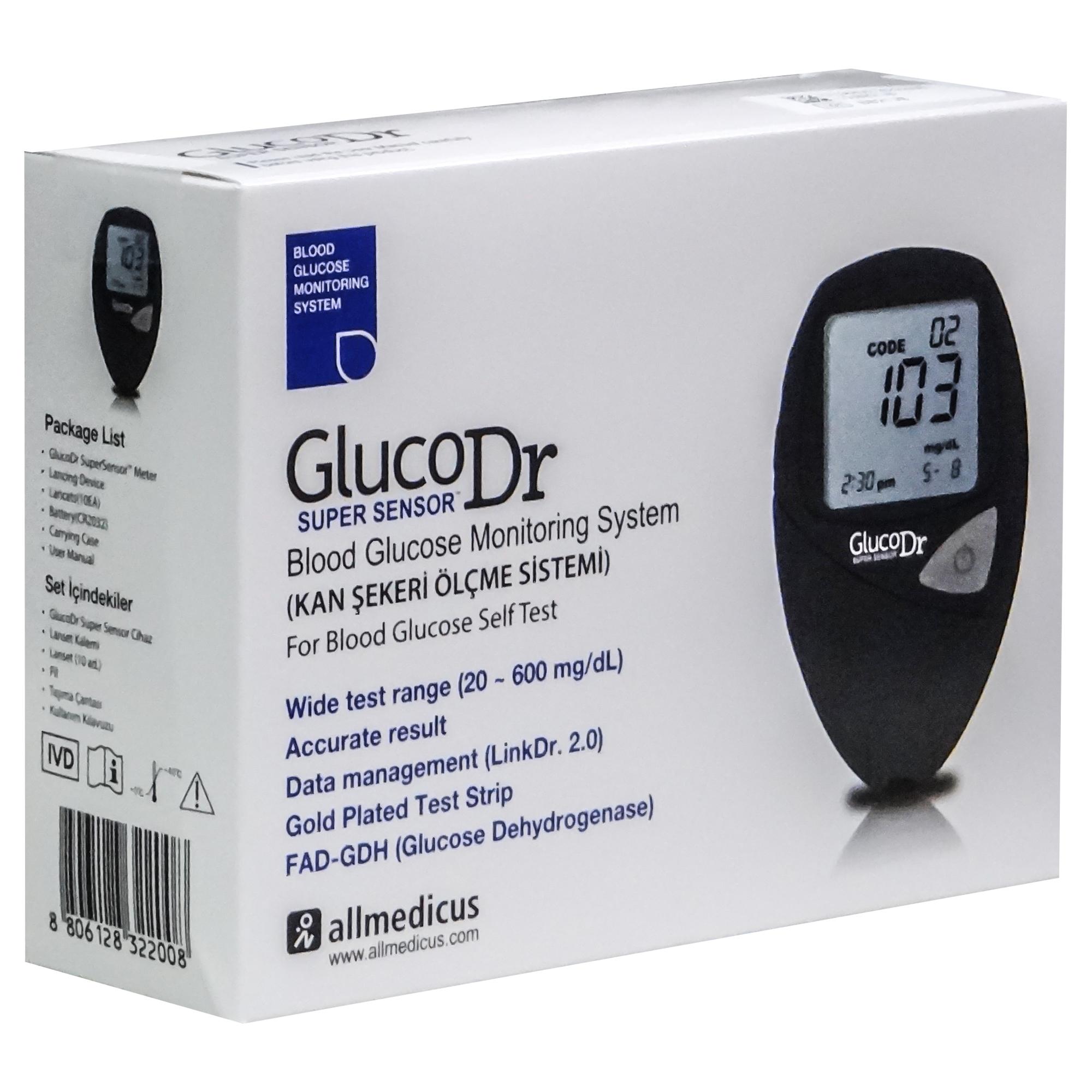 Gluco dr, şeker ölçüm cihazı, Korede üretim, Süper sensör teknolojisi