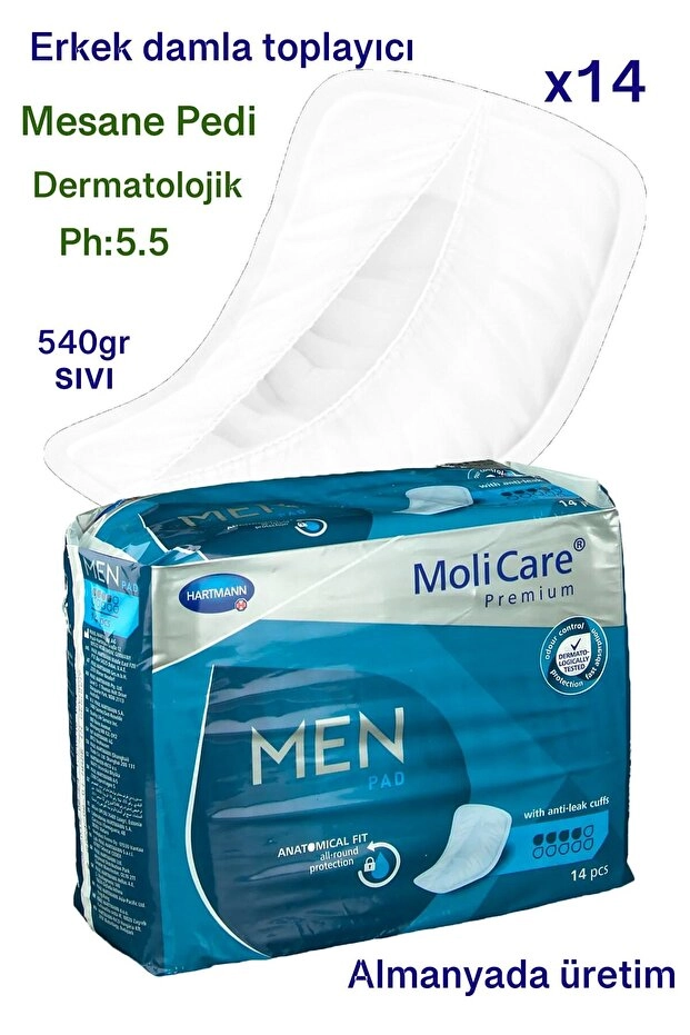 Molicare Premium Men Pad 4 Damla Erkek Mesane Pedi 14 Lü, Eski Paket