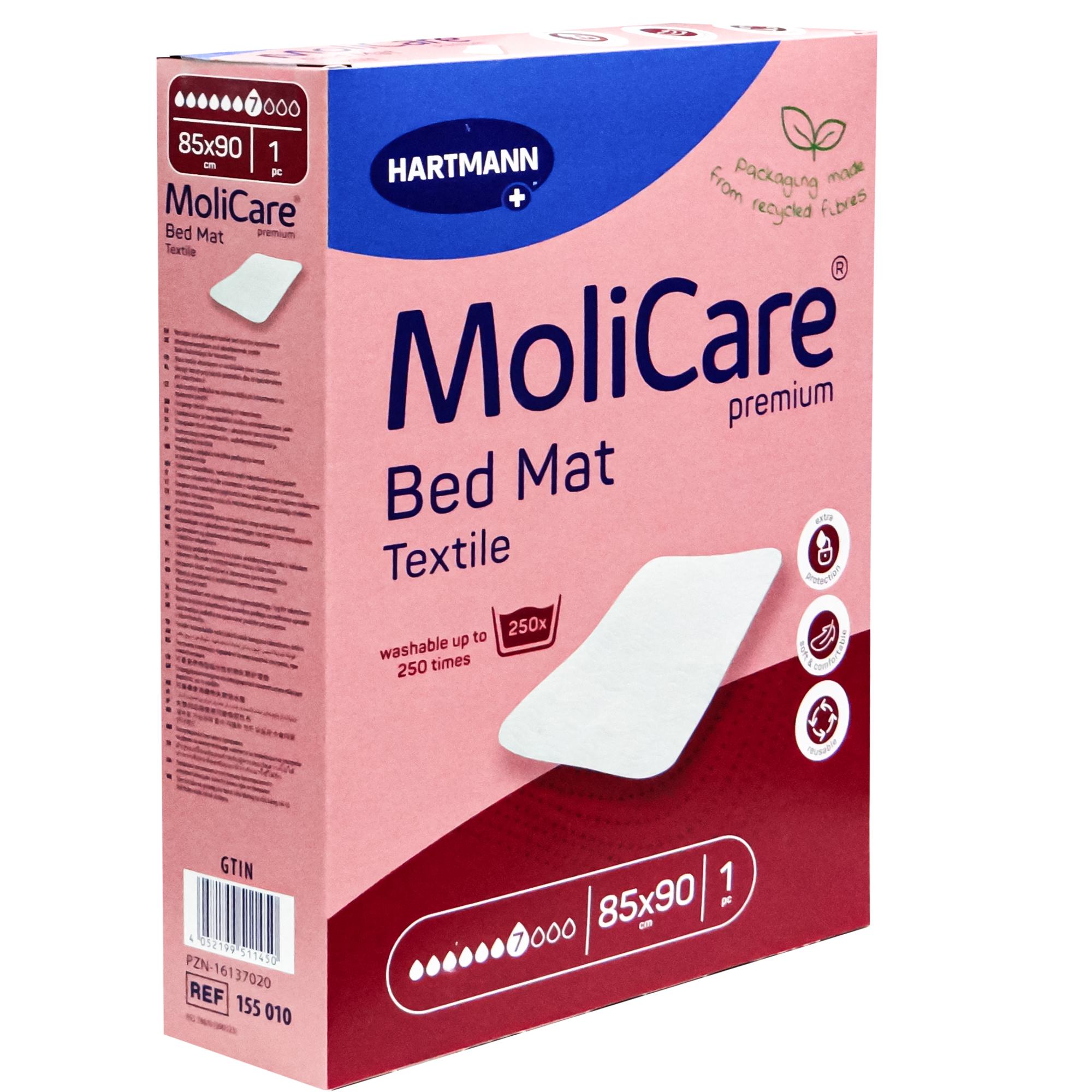 Molicare, Bed mat, 85x90cm, Yıkanabilir yatak koruyucu, Sızdırmaz, 1700ml kapasite