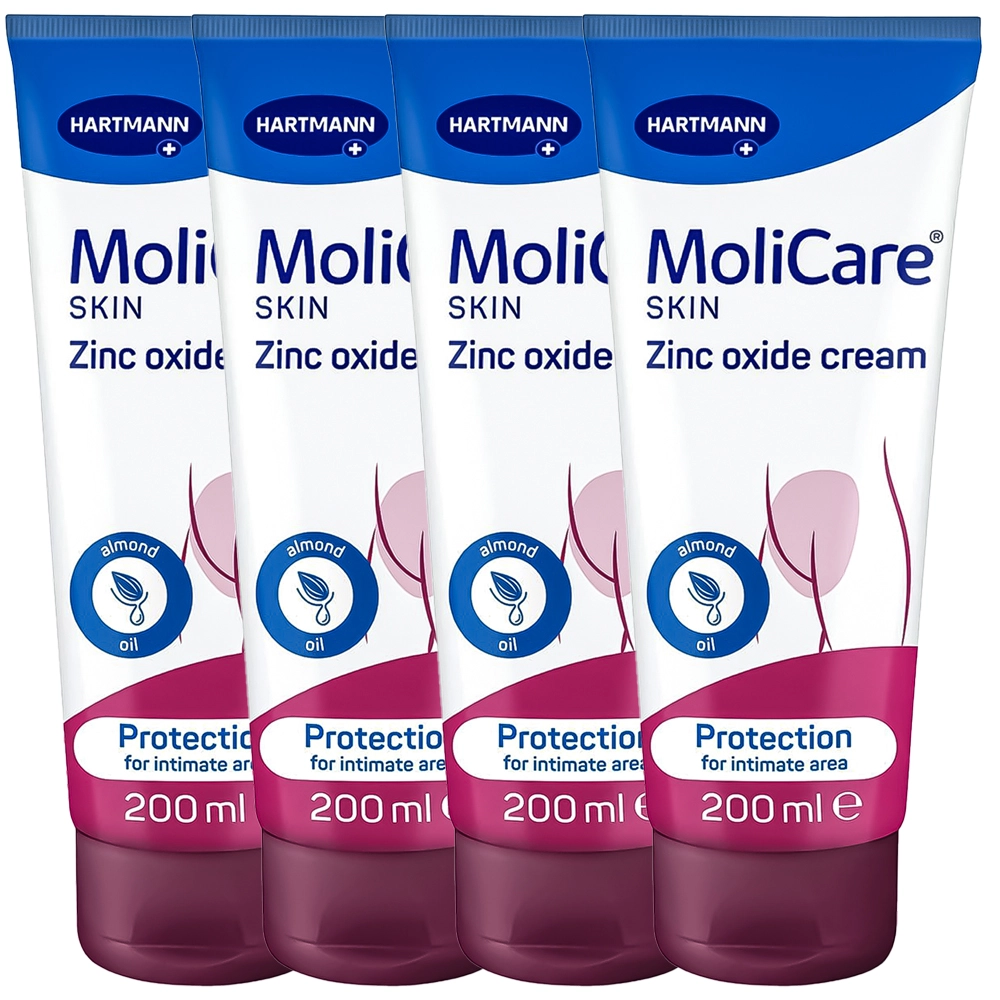 Molicare Skin, Çinkolu Bariyer Krem 200ml 4 adet