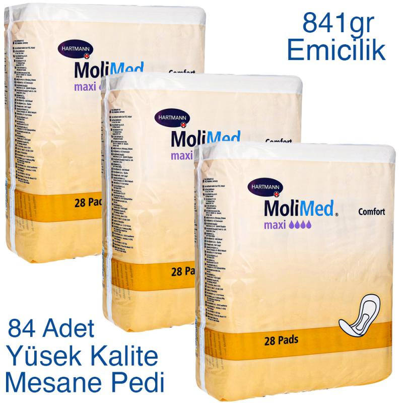Hartmann Molimed Maxi Comfort Mesane Pedi- 84adet 1 Adeti: 841gr Sıvı toplar