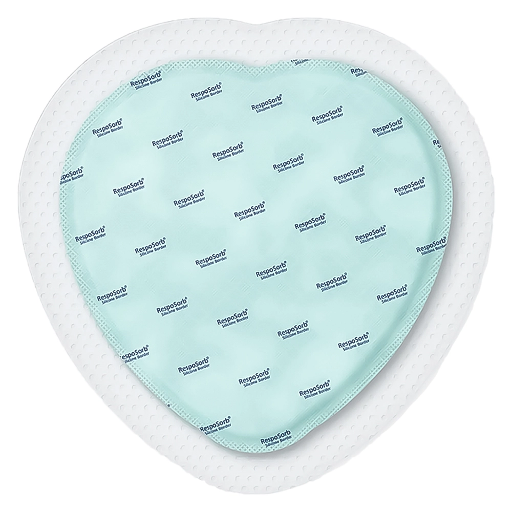 Resposorb Silicone Border - Süper Absorban Yara Örtüsü-18x18cm-3adet