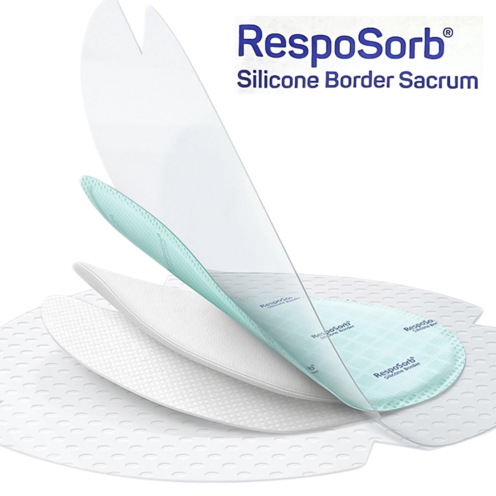 Resposorb Silicone Border - Süper Absorban Yara Örtüsü-18x18cm-3adet