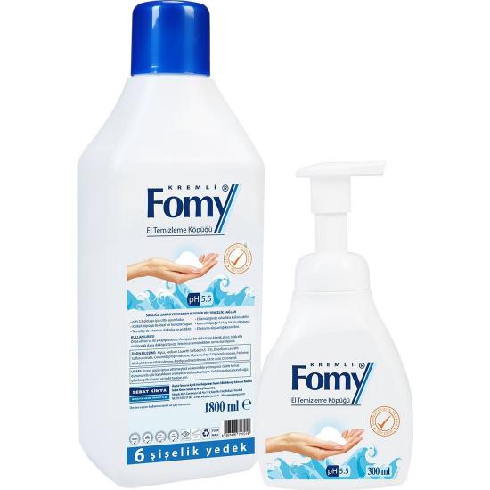 Süpermarket, Anne Bebek, Deterjan ve Temizlik, Fomy, Köpük Sabun, 1800ml+300ml, Fomy Standart, 
