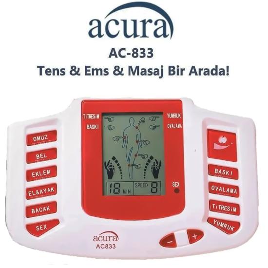 Acura Ac833 Ultra Masaj Aleti Fizik Tedavi Tens Cihazı