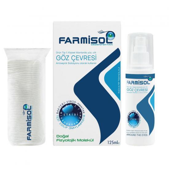 Farmisol Dezenfektan - Göz Çevresi Antiseptik Solüsyonu 125 Ml x 2 adet 