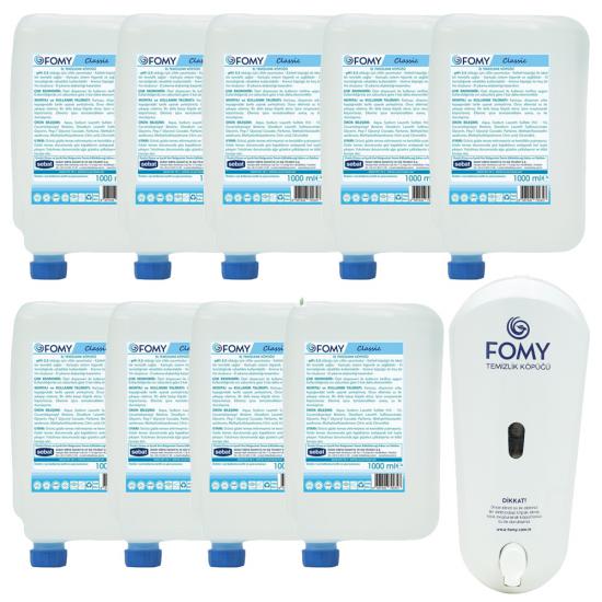 Fomy Classic Köpük Sabun Avantaj Paketi 9x 1000 ML + 1 Dispenser