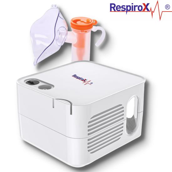 Respirox Axd303 Kompresörlü Nebulizatör, Ayarlanabilir basınç kontrollü ilaç Haznesi, pediatrik uyumlu