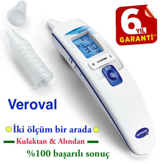 Hartmann Veroval Duo Scan Dijital Kulaktan Ve Alından Ateş Ölçer
