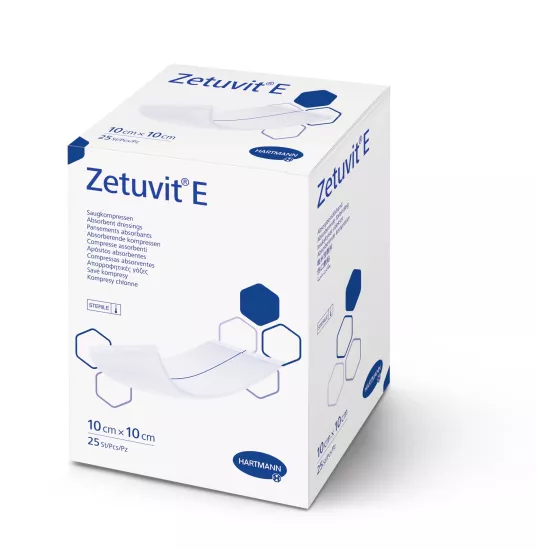 Zetuvit E Steril Yüksek Emici Yara Pedi 10x10 cm 25 Adet
