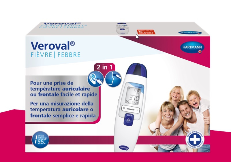 Hartmann Veroval Duo Scan Dijital Kulaktan Ve Alından Ateş Ölçer