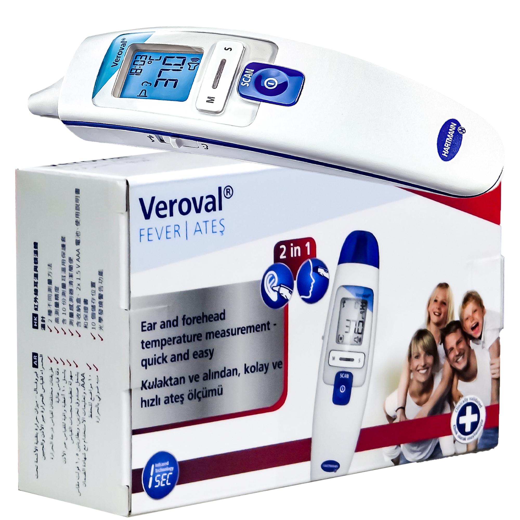 Veroval Duo Scan Dijital Kulaktan Ve Alından Ateş Ölçer