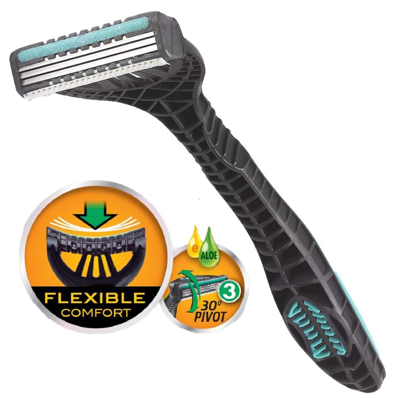 Wilkinson Sword Xtreme 3 Sensitive 8+4, Men’s Razor, Alman Çeliği, Ekonomik Poşet