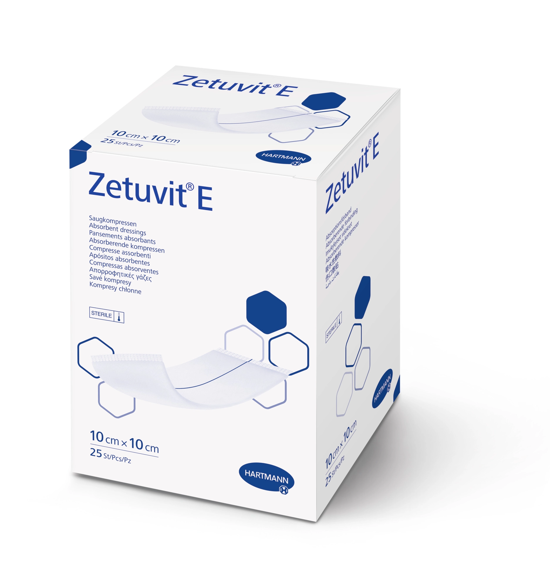Zetuvit E - Yüksek emici yara örtüsü steril 10x10cm 1 ADET 